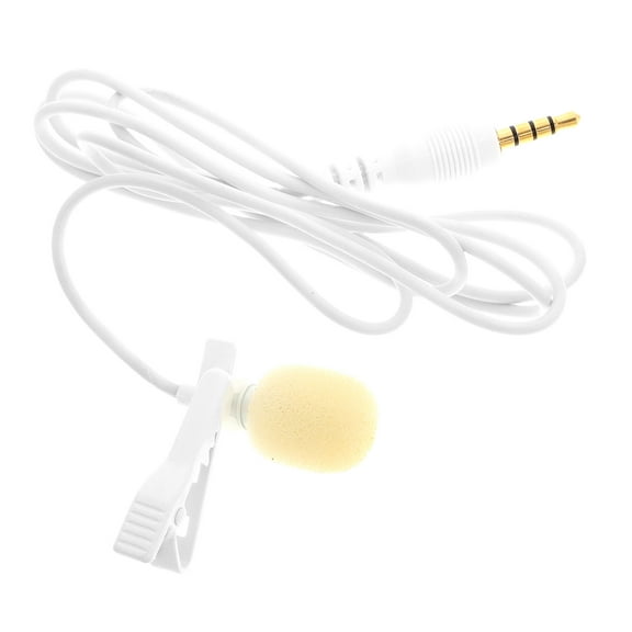 FRCOLOR Mini Clip-On Microphone For Smartphones Portable Lavalier Mic For Teaching Phone Mic Microphone For Sports Phone For Lavalier