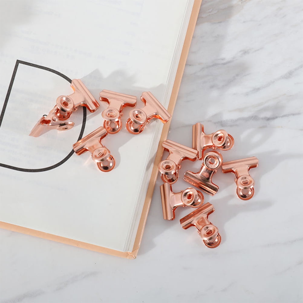 FRCOLOR  Mini Paper Clips Clamp Metal Binder Office Thumbtacks Set Miss