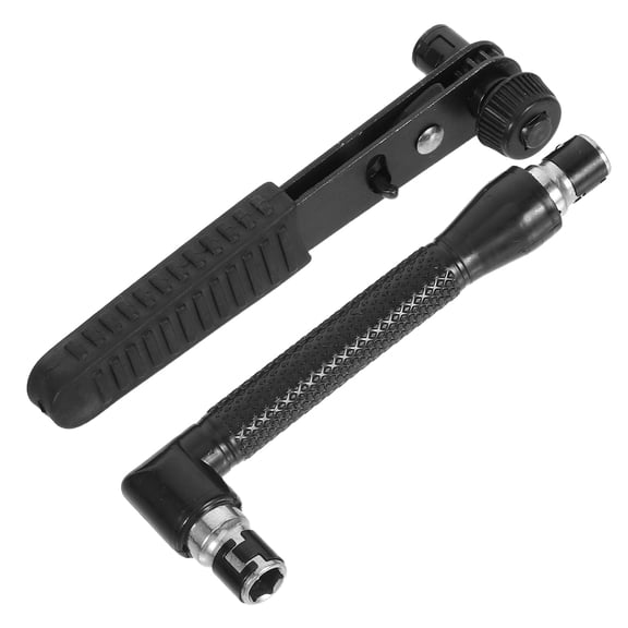 FRCOLOR Mini Ratcheting Wrench Set with Ratchet and L-Shaped Socket Wrenches, Steel Tool Kit for Home Repairs, Auto Maintenance, Mechanical Work