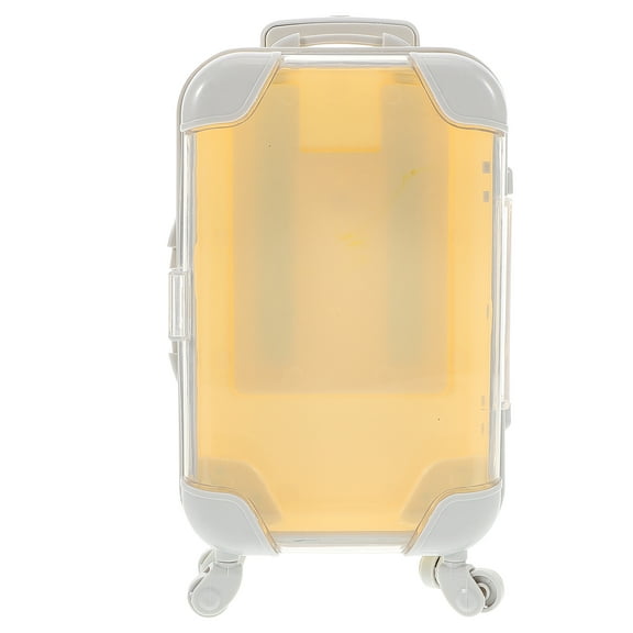 FRCOLOR Mini Suitcase Eyelash Storage Box For Travel Makeup Small Storage Box Eyelashes Box Eyelash Storage Makeup Storage Box Suitcase Favor Box Luggage Mini Cosmetic Case