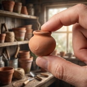 FRCOLOR Mini Terracotta Clay Pot Small Planter Indoor Plant Pot Tiny Nursery Pots for Decoration