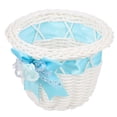 thumbnail image 1 of FRCOLOR Mini Woven Basket Fake Rattan Woven Basket Candy Storage Holder Flower Basket, 1 of 8
