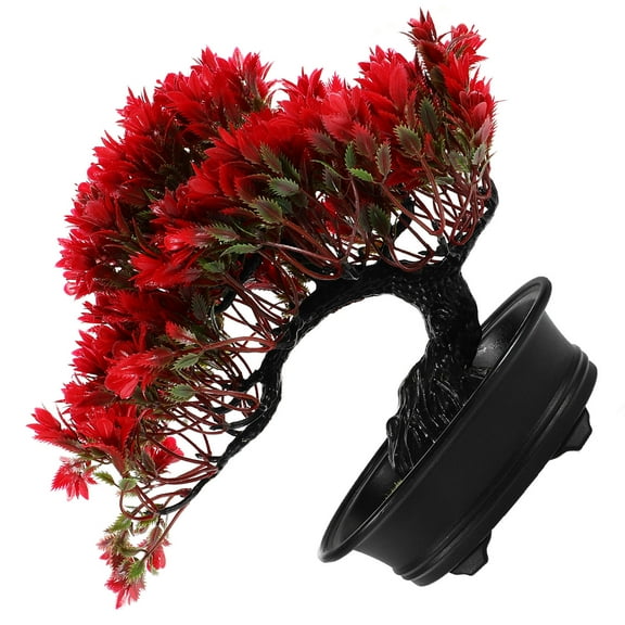 FRCOLOR Miniature Bonsai Plant Simulated Welcoming Pine Potted Office