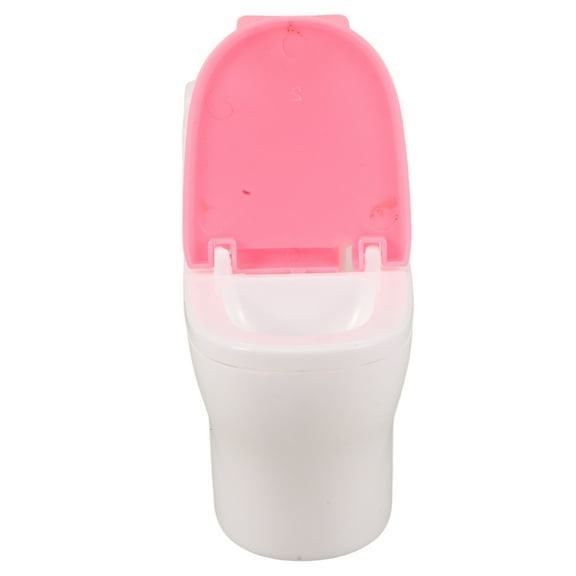 FRCOLOR Miniature Dollhouse Toilet with Paper Holder and Realistic Toy for Toddler 1 Set Miniature Toilets Models and Dollhouse Furniture