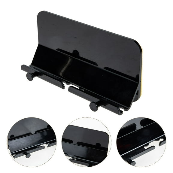 PAMINGONO Bedside Wall Organizer Wall-Mounted Storage Shelf Black 1Pcs 5.4x2.6in