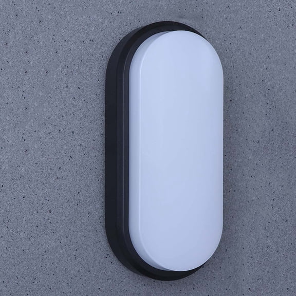 WRISTBIQUE Outdoor Wall Lights Black Plastic 1Pcs 7.9In 3.9In 2.2In