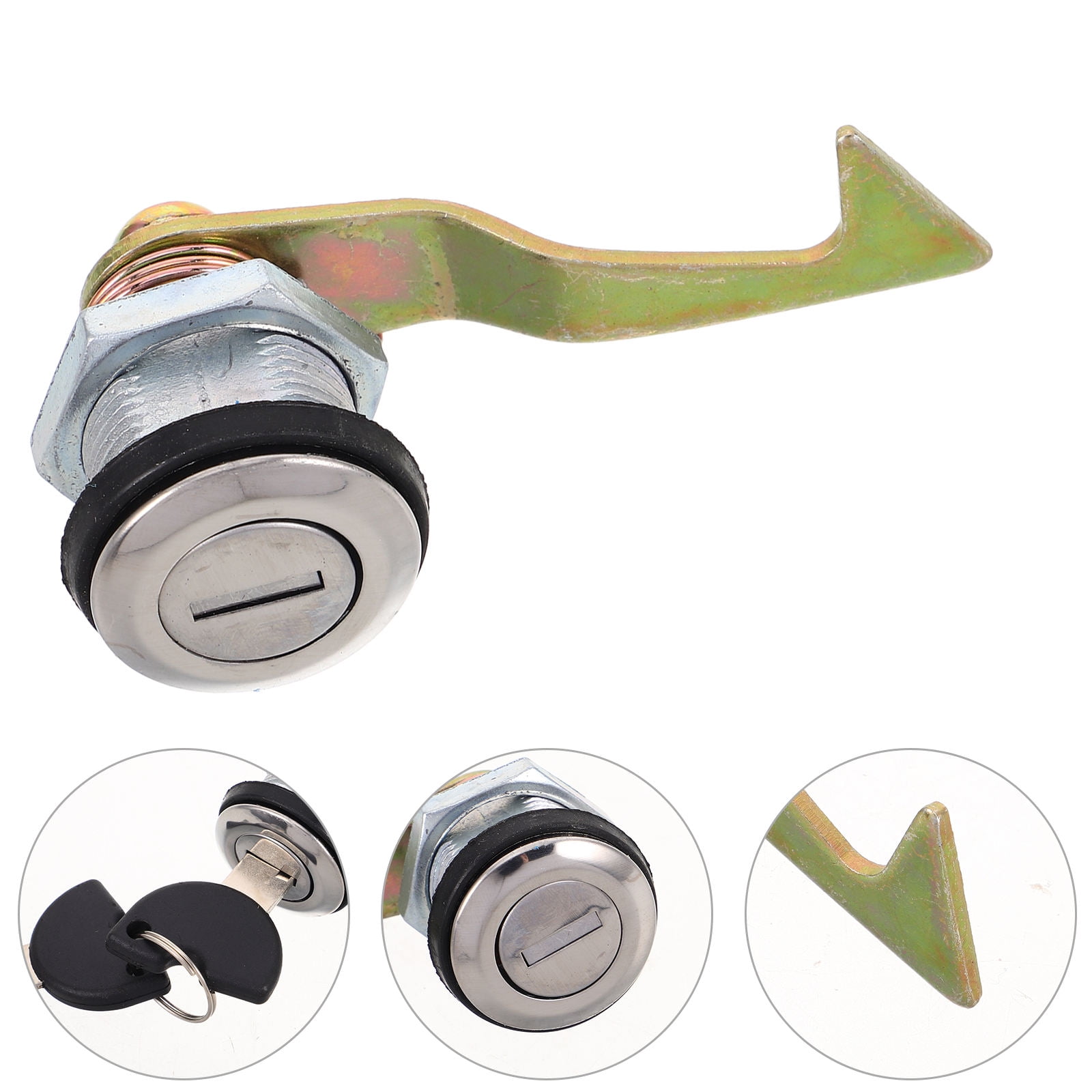 FRCOLOR Motorcycle Fitting Tail Lock Scooter Rear Trunk Lock Motorcycle Rear Trunk Lock Metal Anti-Theft Lock For Electric Scooters Secure Tail Box Lock
