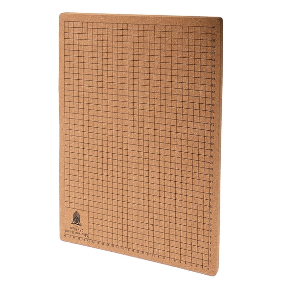 FRCOLOR Multi-Functional Cork Board with Grid Printed DIY Blocking Mat for Crochet Macrame Board for Beading Crafting Home Projects
