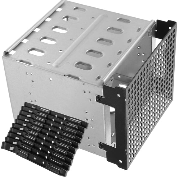 FRCOLOR Multi Hard Drive Enclosure Charger HDD Cage Mount Desktop Rack