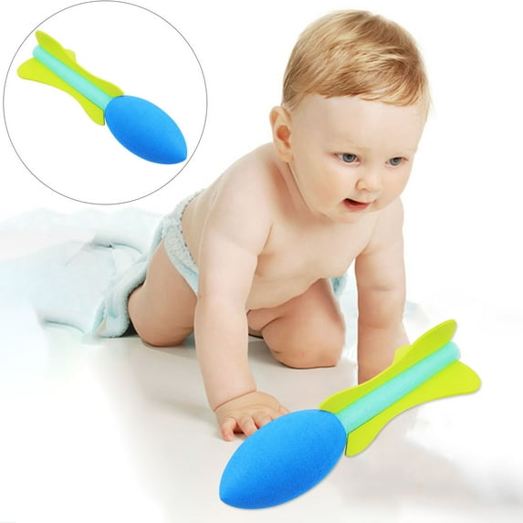 FRCOLOR Multi Launcher Toy for Kids Playing Safe and Fun Foam Rockets with Artificial Force 1pc