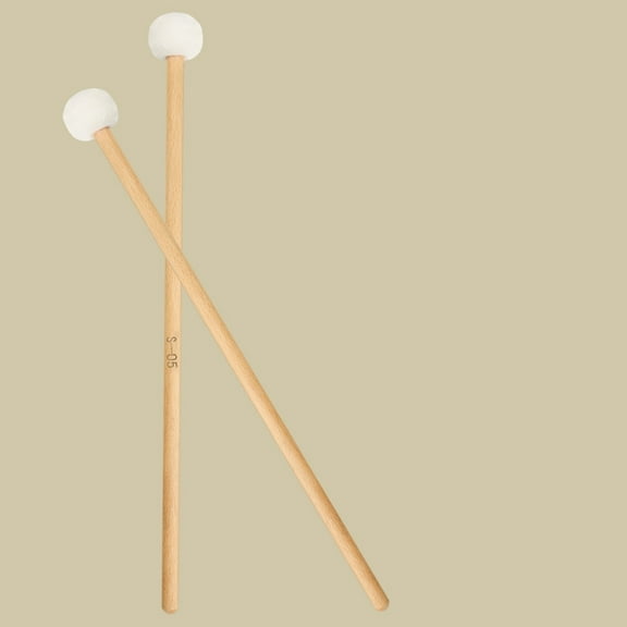 FRCOLOR Musical Percussion Josh Timothy Hammer Felt Head Mallets 38.5X3.5X3.5cm