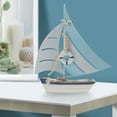 thumbnail image 1 of FRCOLOR  Nautical Sailboat Model Marine Style Sailing Ship Seaside, 1 of 8