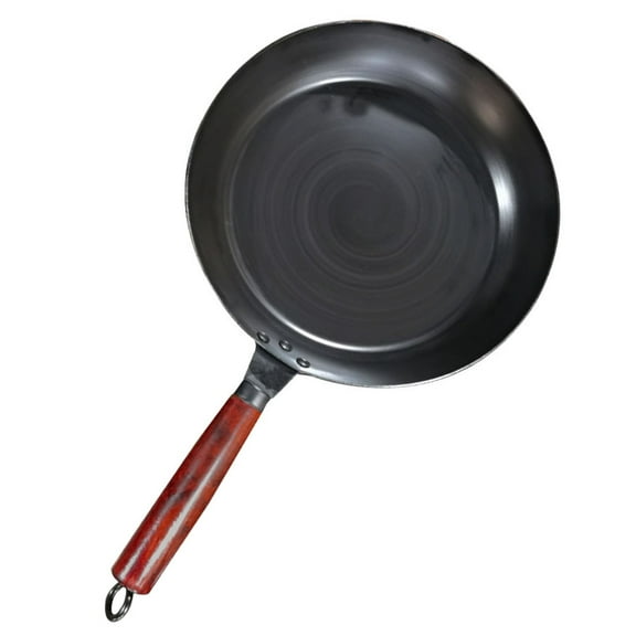 FRCOLOR Nonstick Frying Pan Cooking Pan Skillet Traditional Iron Wok Frying Pan Kitchen Gadget