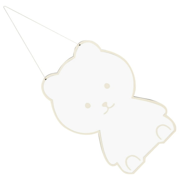 FRCOLOR Nordic Home Furnishings Bear Children's Mirror Full Moon Photo Props (smiling Bear) Teen Makeup