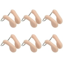 PAMINGONO Swim Nose Clip Professional Swimming Silicone Fleshcolor Adults Swimming 6PCS