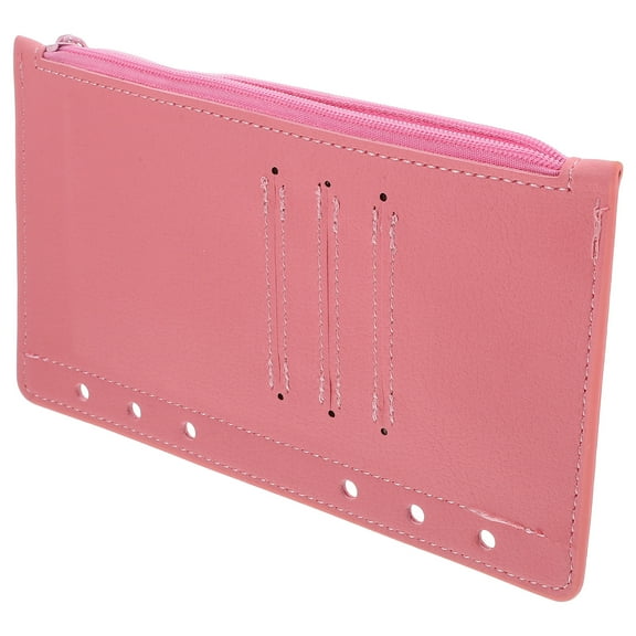 WASHWEPE Budget Binders Document Bag Pocket Water Resistant 1Set Pink