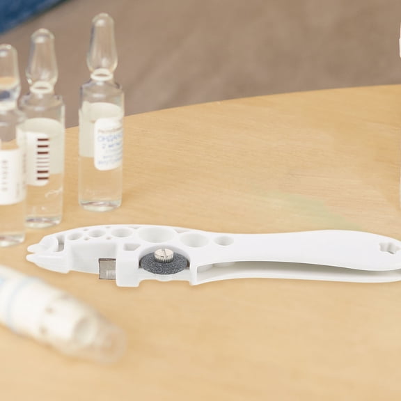 WASHWEPE White Plastic Glass Vial Breaker and Ampoule Opener Tool for Practical Labor Saving Device