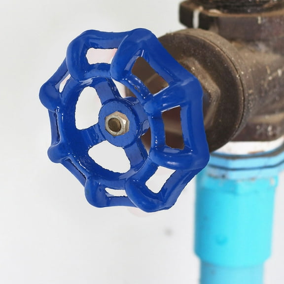 FRCOLOR OUNONA Metal Hose Spigot Handle Smooth Faucet Round Wheel Handle Valve Handle for Replacement 1 Set Metal Valve Handle Round Wheel Handle