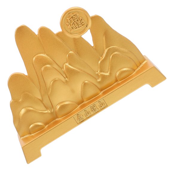 FRCOLOR  Ornaments Mountain Table Centerpiece Decoration Office Golden