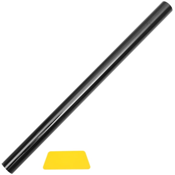 FRCOLOR PET Reflective Window Film Sun Blocking Adhesive Office Black