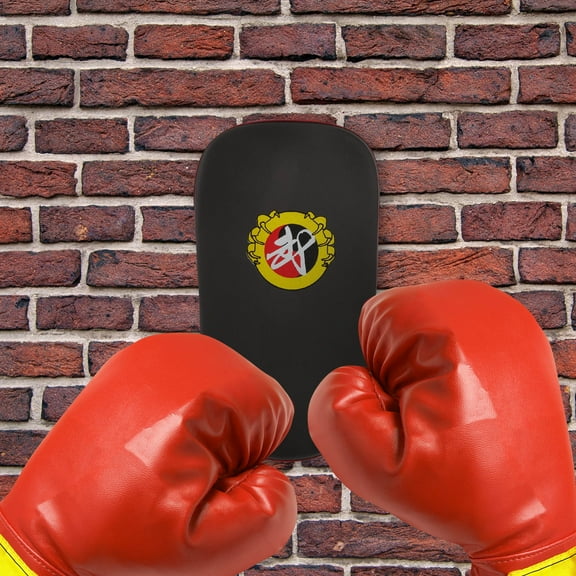 FRCOLOR PU Boxing Kick Pads with Durable Design for Martial Arts Training
