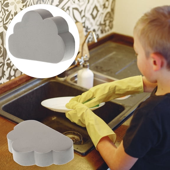 FRCOLOR Pad Scrubbing Dishwasher Brush Sponge Multi-purpose Easy to Use