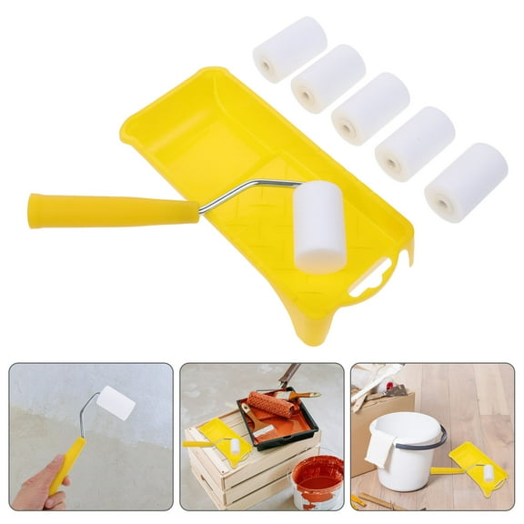 FRCOLOR Painting Supplies for House Painters Roller Rolling Mini Masonry