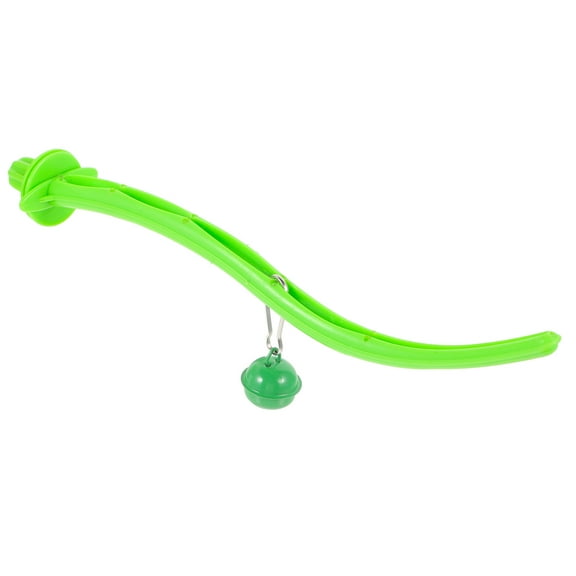 FRCOLOR Parrot Toy Bird Toys for Parakeets Perches Parrots Light Green