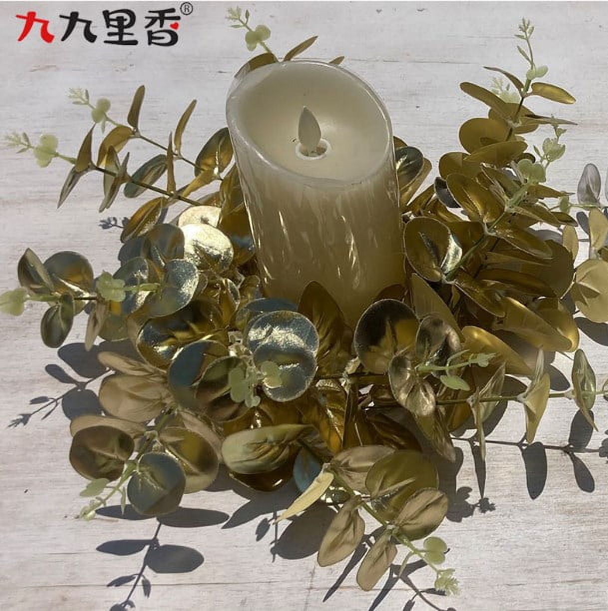 FRCOLOR Party Candle Garland Creative Artificial Leaves Candle Garland