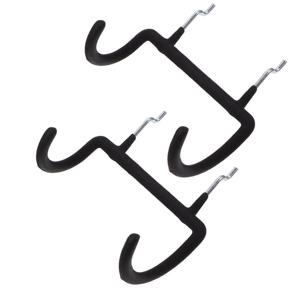 PAMINGONO Hooks for Hanging Tools Black 2Pcs 11.8X9.4X3.3In Home Organization