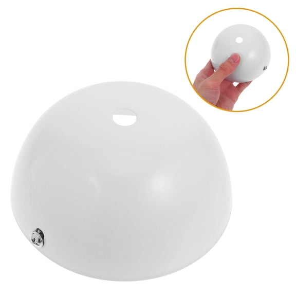 FRCOLOR White Ceiling Base Plate for Chandelier Pendant Light Fixture Mounting Cover Canopy Decorative Light Plate 1 Set