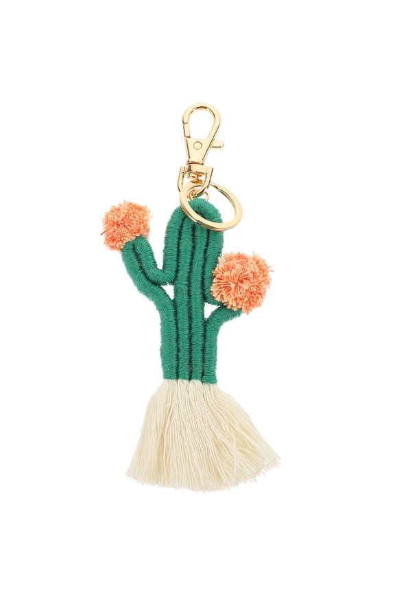 Pendant Small Cactus Keychain Tote Bag Accessory Miss