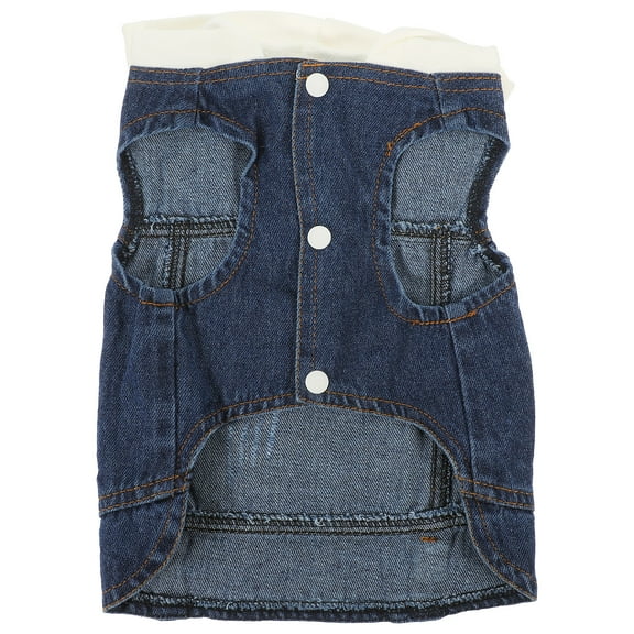 PAMINGONO Pet Cowboy Vest White 1Pcs L