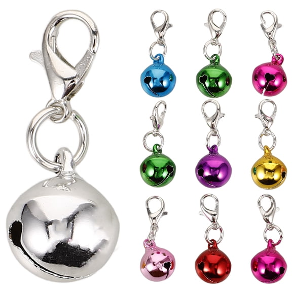 FRCOLOR Pet collar bell 10Pcs Wear resistant Pet Collar Bells DIY Hanging Cat Bells Decorative Dog Collar Bells,1.18"X0.24"X0.24"