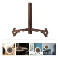 thumbnail image 1 of LABSERRON Retail Display Stand Rectangular Dark Brown 1Pack 7.07X7.07X0.90in, 1 of 8