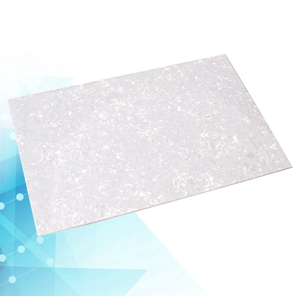 LABSERRON White Blank Guitar Pickguard Material Sheet Anti Scratch Protective Plate for Custom DIY