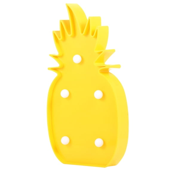 FRCOLOR Pineapple LED Night Light Romantic Night Battery Powered Table Lamp Marquee LED Nightlight Home Christmas Decorations