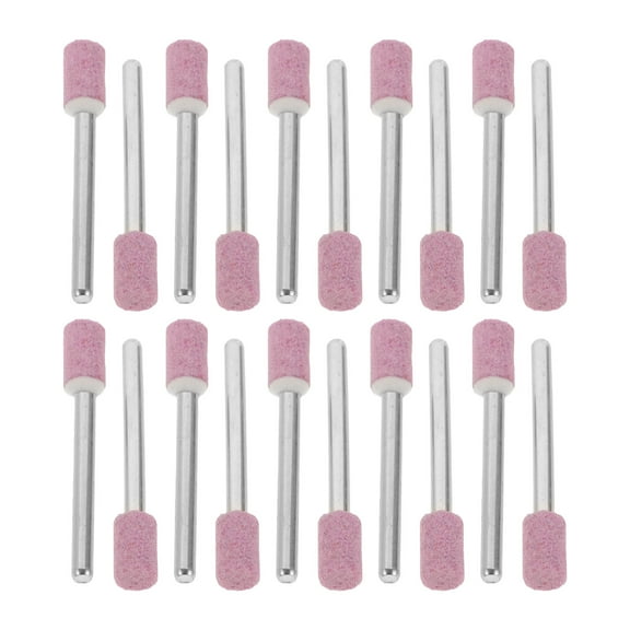 FRCOLOR Pink Flint Sanding Drill Bit for Grinding with Sturdy Abrasive Material 6mm Diameter