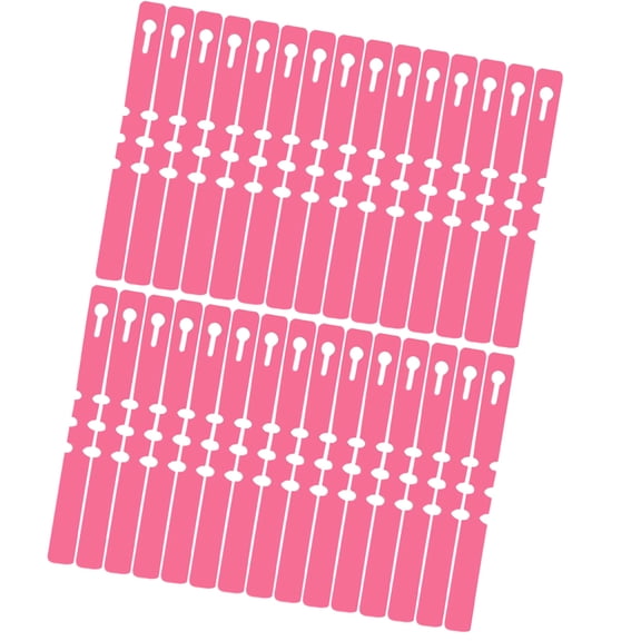 FRCOLOR Pink Waterproof PVC Plant Tags for Garden Use Helping You Track Plants Easily Cleaned Durable 200pcs