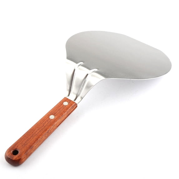 FRCOLOR Pizza Spatula Restaurant Flipper Stainless Steel Frying Kitchen Gadget