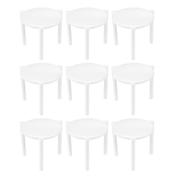 Plastic Pizza Stand Holder 100pcs Takeaway Boxed Fixed Tables Tabletop Kitchen Tools Rack Support Frame