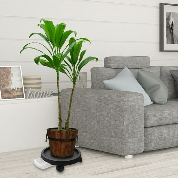 FRCOLOR Plant Stand with Wheels Rolling Plant Stand Plant Roller Base Flowerpot Tray