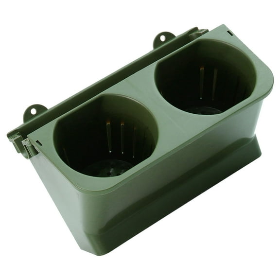 FRCOLOR  Plant Wall Flowerpot Vases Decoration Indoor Pots for Plants Dark Green