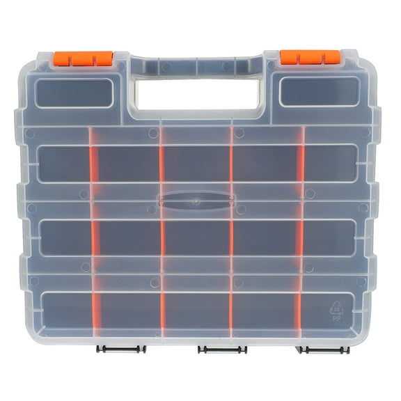 HAKIDZEL Men Divided Box Multi 1Pcs 12.6x10.6x3.1in