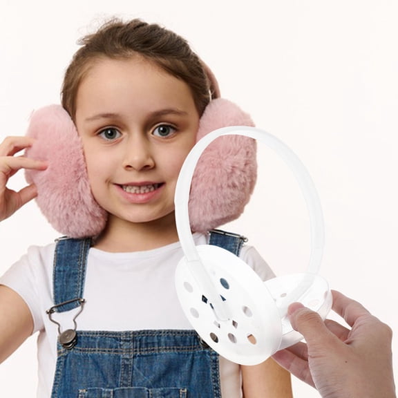 FRCOLOR Plastic Earmuff Rack 4pcs DIY Earmuff Holder Frame Bracket Earmuff Making Frame Accessories
Earmuff Inner Construction Kit