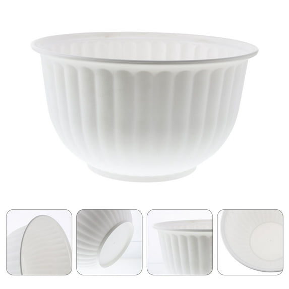 FRCOLOR Plastic Flower Pot Versatile Plant Container Plastic Bowl for Garden