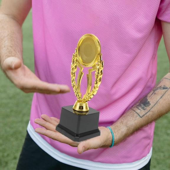 FRCOLOR Plastic Gold Trophy For Kids Plaything Trophy Game Trophy Reward Plastic Trophy Soccer Trophy Kids Competition Trophy Plastic Gold Trophy