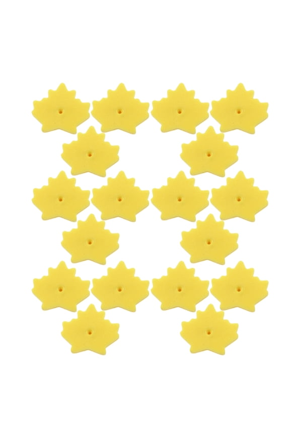 Plastic Pin Backs with Locking Clasp for Enamel Pins DIY Crafts Supplies Yellow Color Handy and Convenient 150pcs