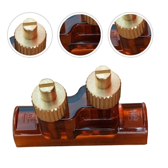 HORIALENCE Erhu Plastic Copper 1Set 1.5x1.1x0.4In