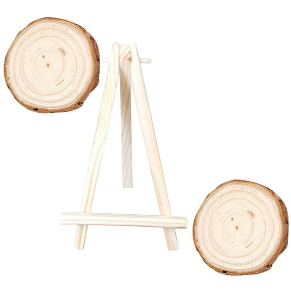 FRCOLOR  Plate Stands for Display Portable Easel Children's Wooden Graffiti Paintings